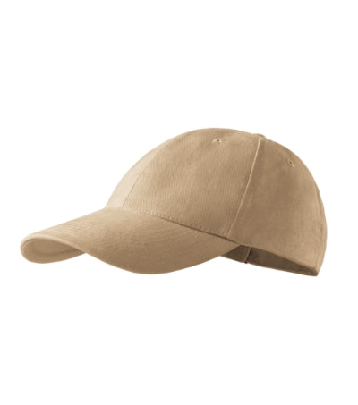 MALFINI 6P Unisex cap in sand - promotional clothing printed with your company logo