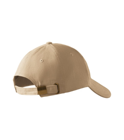 MALFINI 6P Unisex cap in sand - promotional clothing printed with your company logo