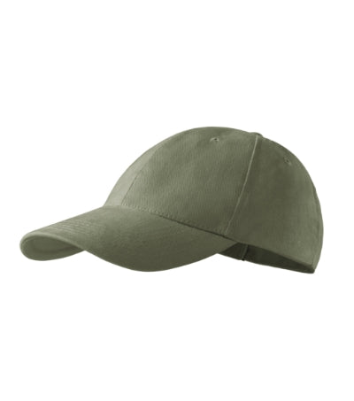 MALFINI 6P Unisex cap in khaki - promotional clothing printed with your company logo