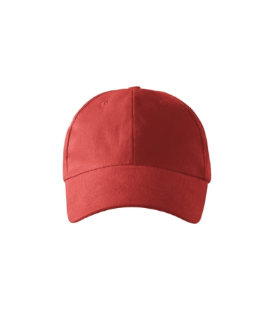 MALFINI 6P Unisex cap in burgundy - promotional clothing printed with your company logo