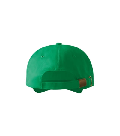 MALFINI 6P Unisex cap in kelly green - promotional clothing printed with your company logo