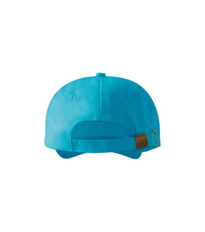MALFINI 6P Unisex cap in blue atoll - promotional clothing printed with your company logo