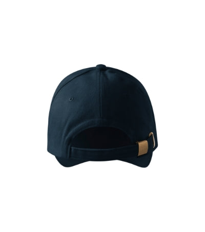 MALFINI SANDWICH 6P Unisex cap in navy blue - promotional clothing printed with your company logo