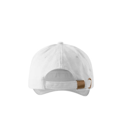 MALFINI 5P Unisex cap in white - promotional clothing printed with your company logo