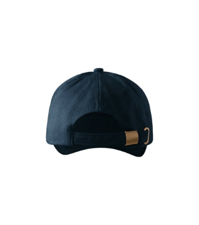 MALFINI 5P Unisex cap in navy blue - promotional clothing printed with your company logo