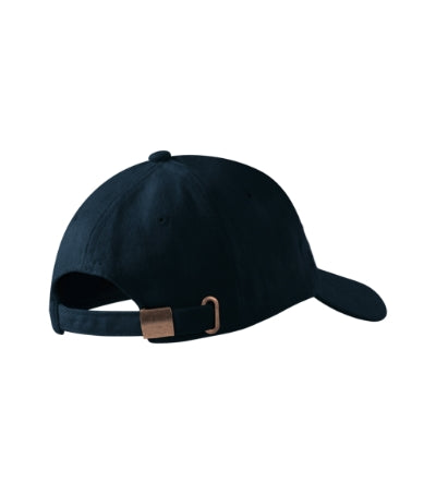 MALFINI 5P Unisex cap in navy blue - promotional clothing printed with your company logo