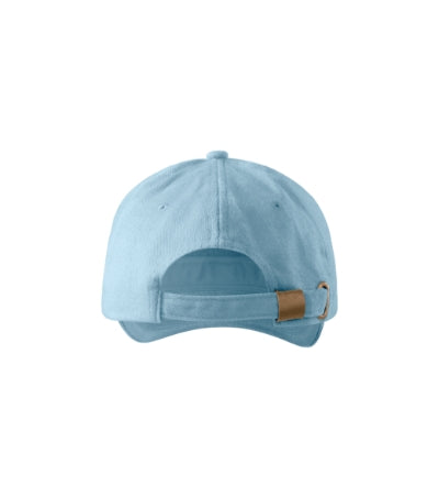 MALFINI 5P Unisex cap in sky blue - promotional clothing printed with your company logo