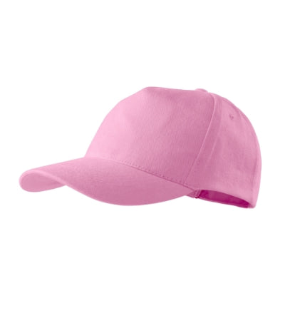 MALFINI 5P Unisex cap in pink - promotional clothing printed with your company logo