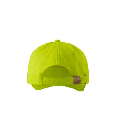 MALFINI 5P Unisex cap in lime punch - promotional clothing printed with your company logo