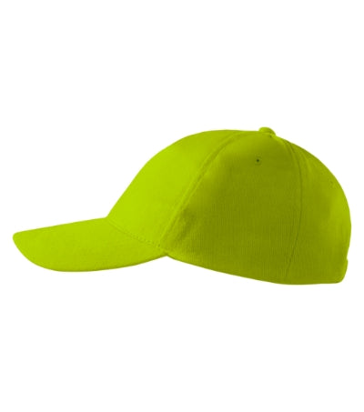 MALFINI 5P Unisex cap in lime punch - promotional clothing printed with your company logo