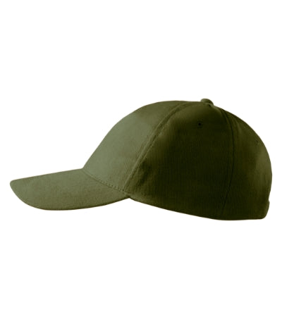 MALFINI 5P Unisex cap in military - promotional clothing printed with your company logo