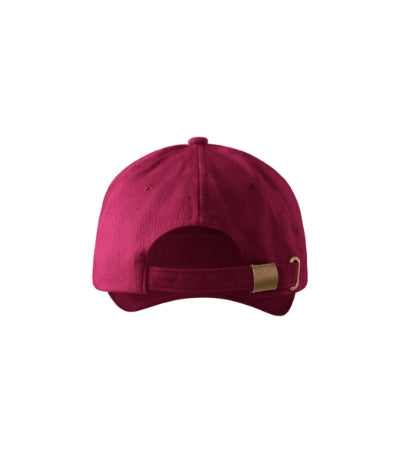 MALFINI 5P Unisex cap in garnet - promotional clothing printed with your company logo