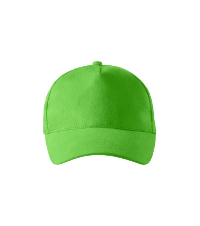 MALFINI 5P Unisex cap in apple green - promotional clothing printed with your company logo