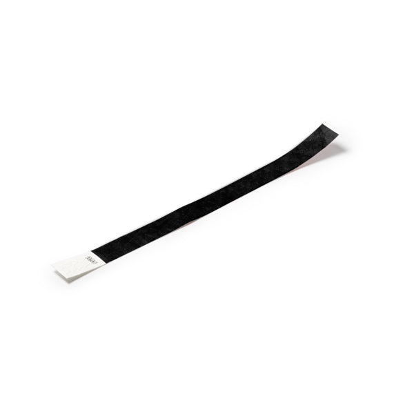 Stamina DRILO Synthetic fibre wristband in black - promotional merchandise printed with your company logo