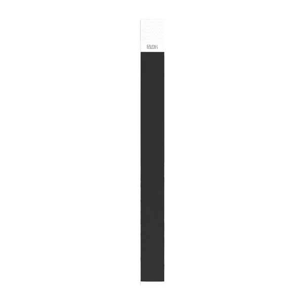 Stamina PARTY Synthetic fibre wristband in black - promotional merchandise printed with your company logo
