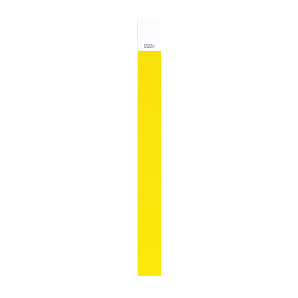 Stamina PARTY Synthetic fibre wristband in yellow - promotional merchandise printed with your company logo