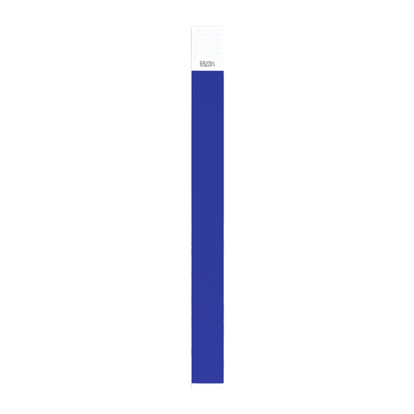 Stamina PARTY Synthetic fibre wristband in royal blue - promotional merchandise printed with your company logo