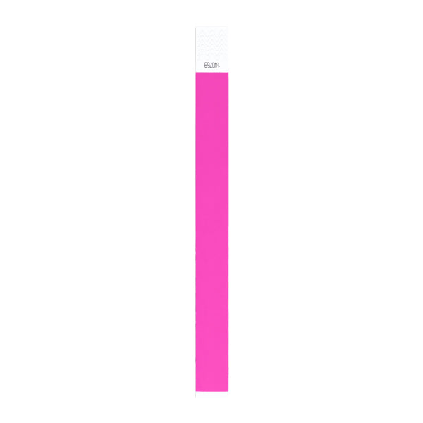 Stamina PARTY Synthetic fibre wristband in fuchsia - promotional merchandise printed with your company logo