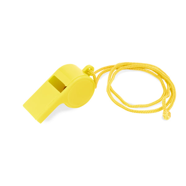 Stamina CARNIVAL Plastic whistle in yellow - promotional merchandise printed with your company logo