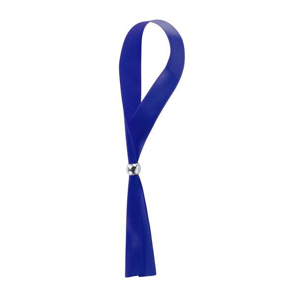 Stamina FETE Polyester wristband in royal blue - promotional merchandise printed with your company logo
