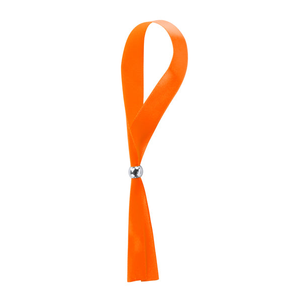 Stamina FETE Polyester wristband in orange - promotional merchandise printed with your company logo