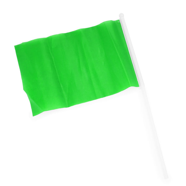 Stamina CELEB 170T polyester () flag in fern green - promotional merchandise printed with your company logo