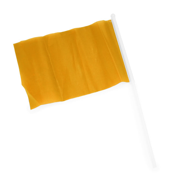 Stamina CELEB 170T polyester () flag in orange - promotional merchandise printed with your company logo