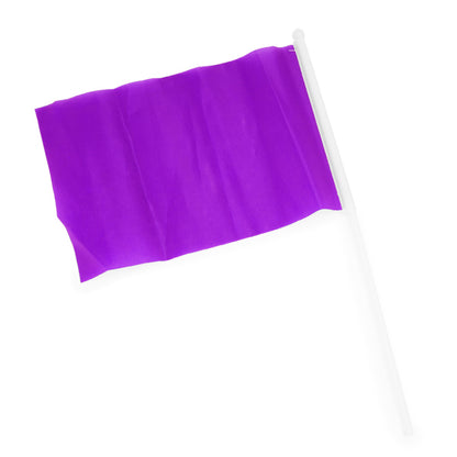 Stamina CELEB 170T polyester () flag in mauve - promotional merchandise printed with your company logo
