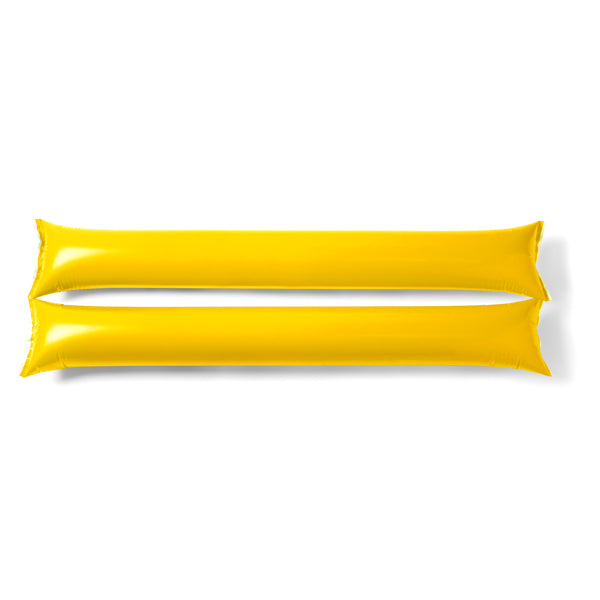 Stamina JAMBOREE Plastic inflatable mat in yellow - promotional merchandise printed with your company logo
