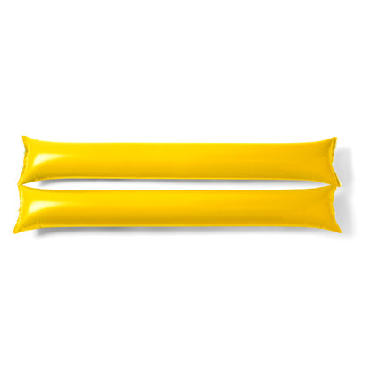 Stamina JAMBOREE Plastic inflatable mat in yellow - promotional merchandise printed with your company logo