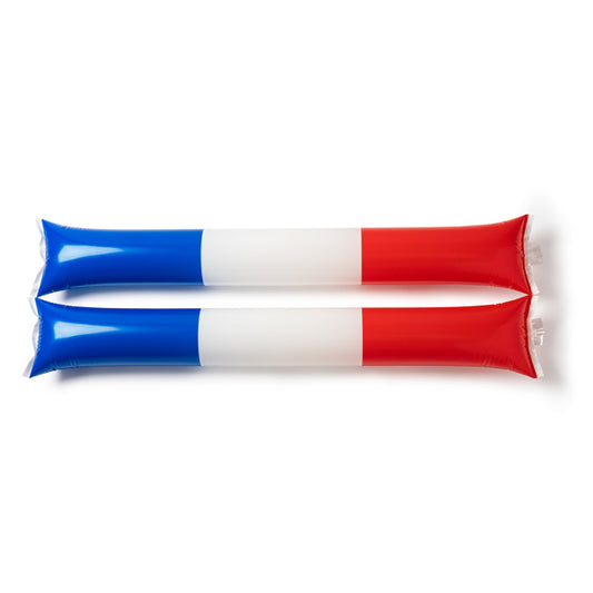 Stamina SUPORT Set of inflatable and reusable cheer batons in france - promotional merchandise printed with your company logo
