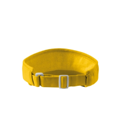 MALFINI SUNVISOR Unisex sun visor in yellow - promotional clothing printed with your company logo