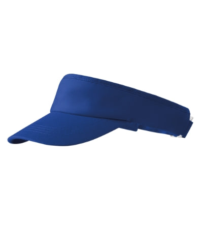 MALFINI SUNVISOR Unisex sun visor in royal blue - promotional clothing printed with your company logo