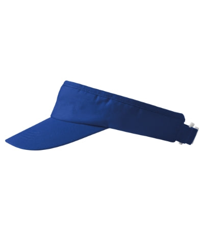 MALFINI SUNVISOR Unisex sun visor in royal blue - promotional clothing printed with your company logo