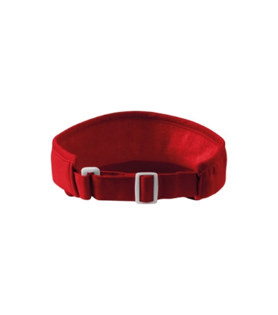 MALFINI SUNVISOR Unisex sun visor in red - promotional clothing printed with your company logo