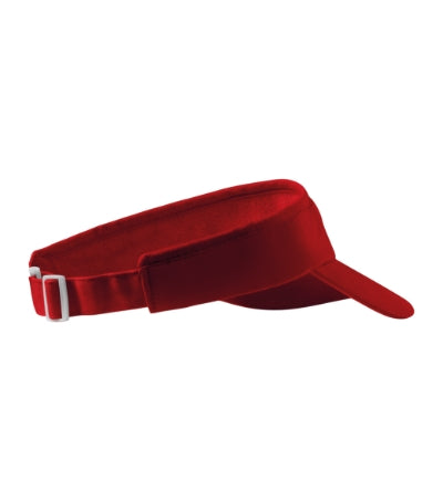 MALFINI SUNVISOR Unisex sun visor in red - promotional clothing printed with your company logo
