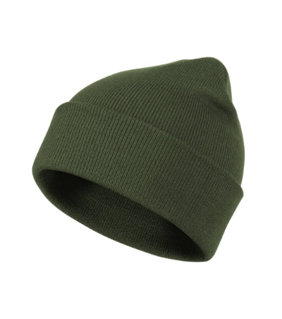 MALFINI BEANIE Unisex cap in khaki - promotional clothing printed with your company logo