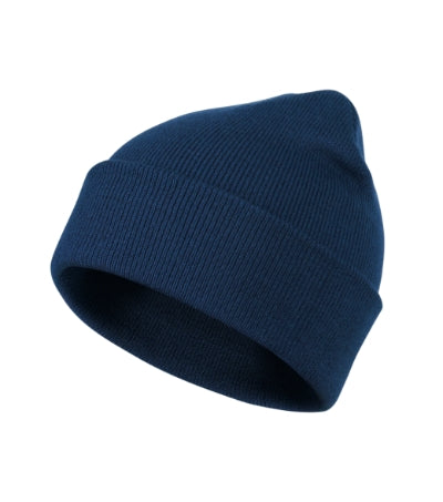 MALFINI BEANIE Unisex cap in midnight blue - promotional clothing printed with your company logo