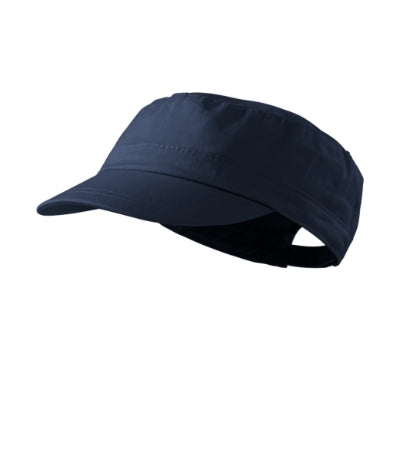 MALFINI LATINO Unisex cap in navy blue - promotional clothing printed with your company logo