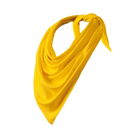 MALFINI RELAX Unisex & kids' scarf in yellow - promotional clothing printed with your company logo