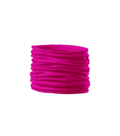 MALFINI TWISTER Unisex & kids' scarf in neon pink - promotional clothing printed with your company logo