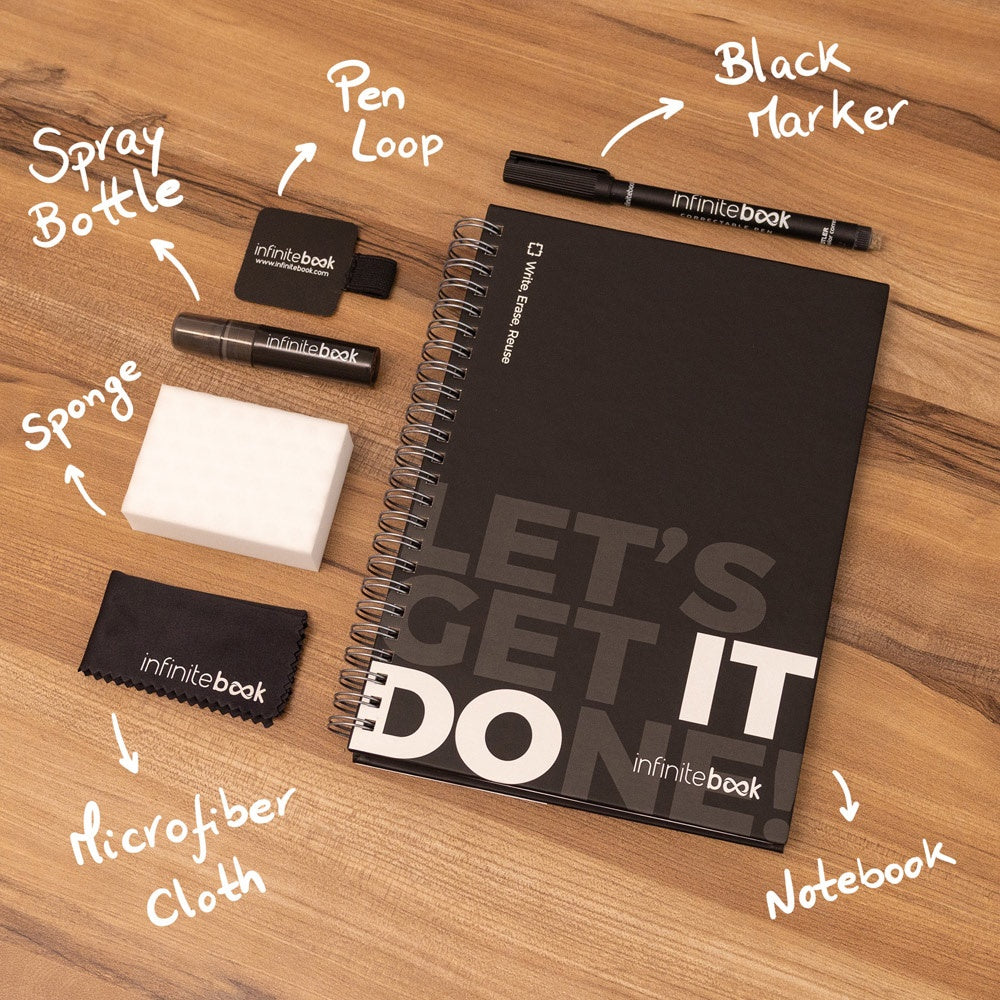 STARTER KIT INFINITEBOOK promotional notebook with custom logo branding