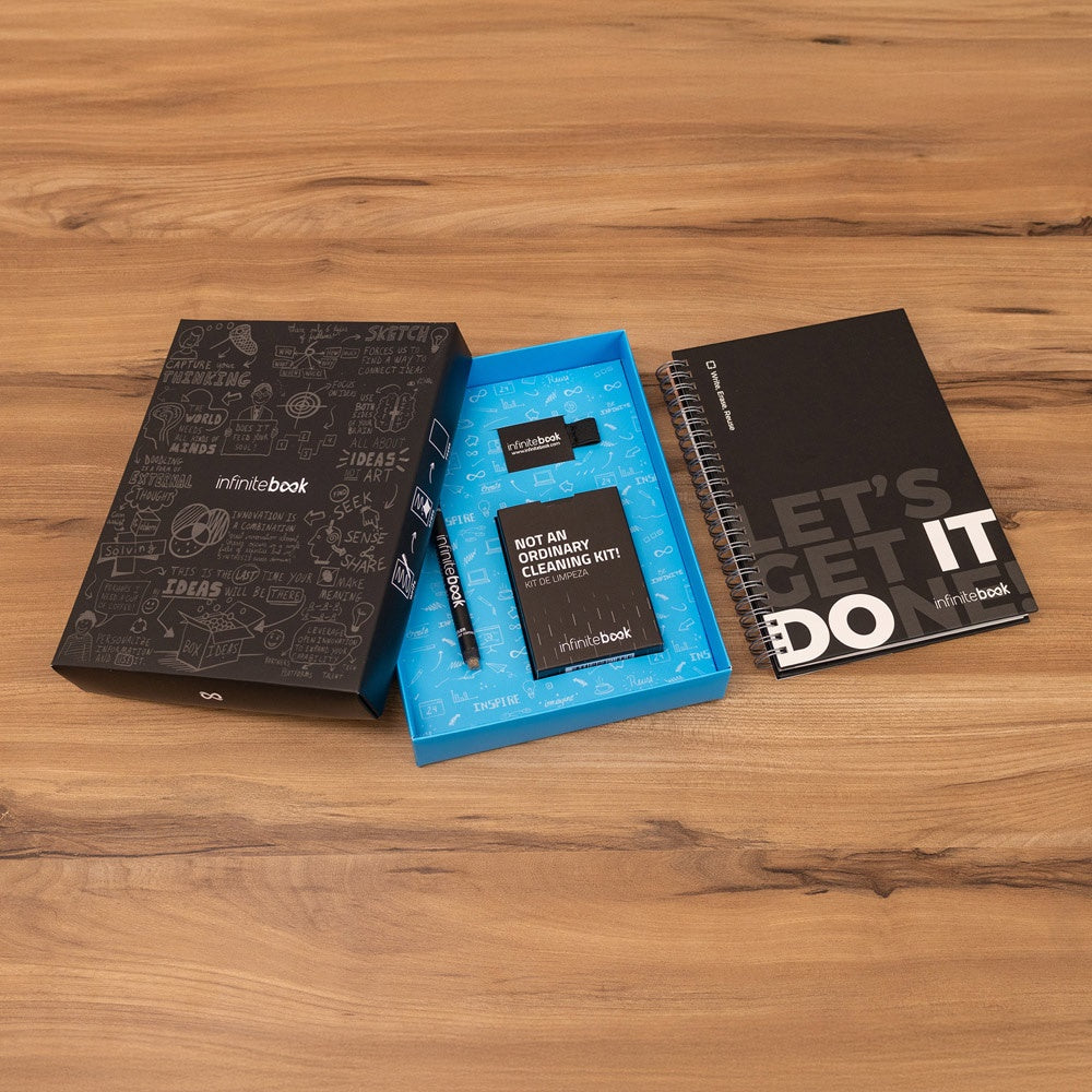 STARTER KIT INFINITEBOOK promotional notebook with custom logo branding