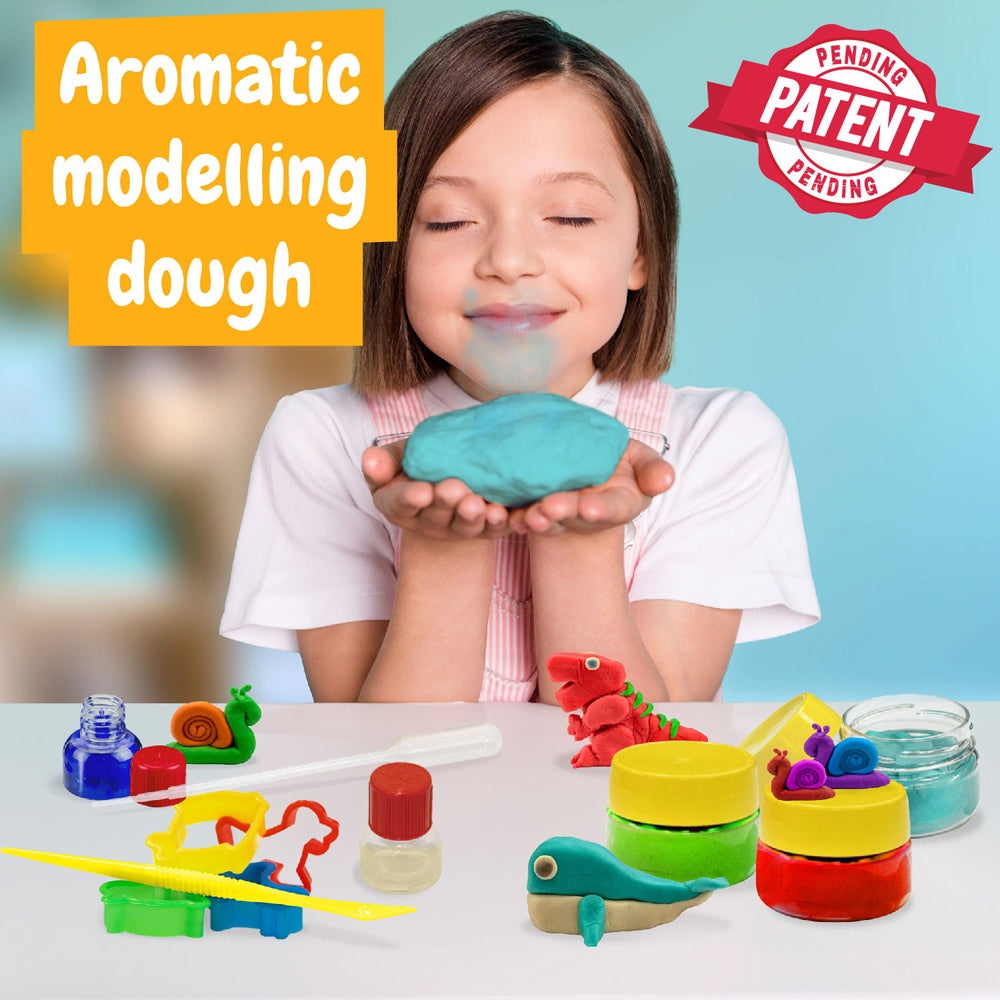 Modeling Dough Factory Kit I promotional game in assorted (detail view) with custom logo branding
