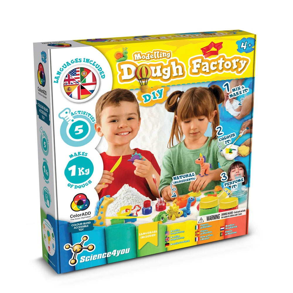 Modeling Dough Factory Kit I promotional game in assorted with custom logo branding