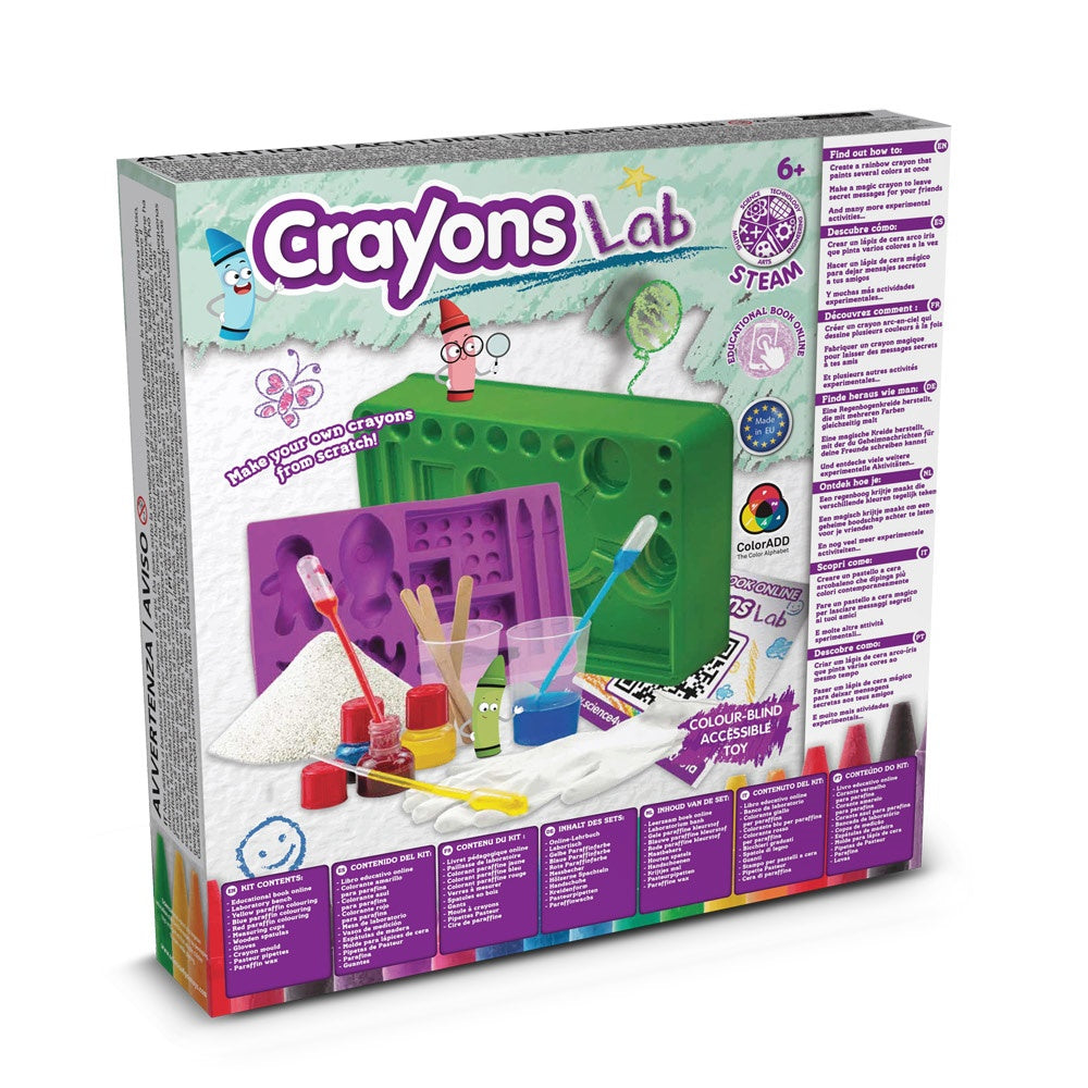 Crayon Factory Kit I promotional game in assorted (detail view) with custom logo branding