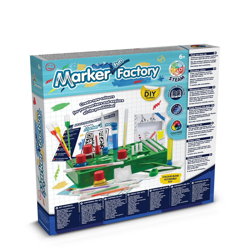 DIY Pen Factory Kit I promotional game in assorted (detail view) with custom logo branding