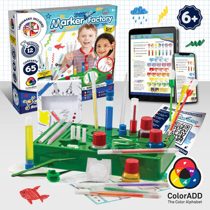 DIY Pen Factory Kit I promotional game in assorted (detail view) with custom logo branding