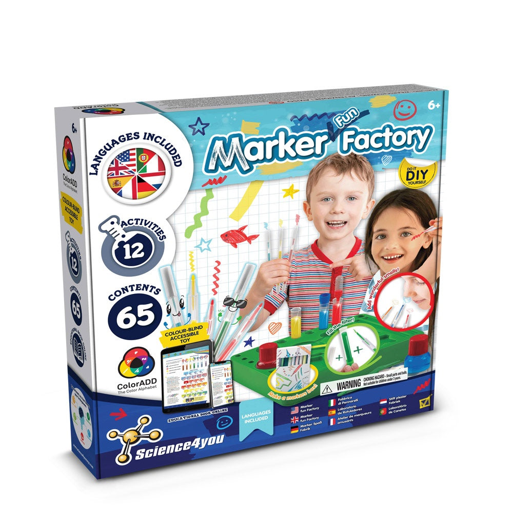 DIY Pen Factory Kit I promotional game (complete set view) with custom logo branding
