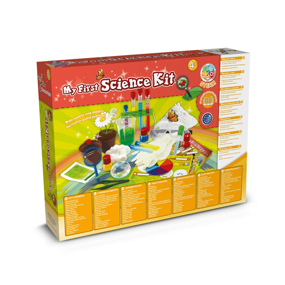 My First Science Kit I promotional game in assorted (detail view) with custom logo branding